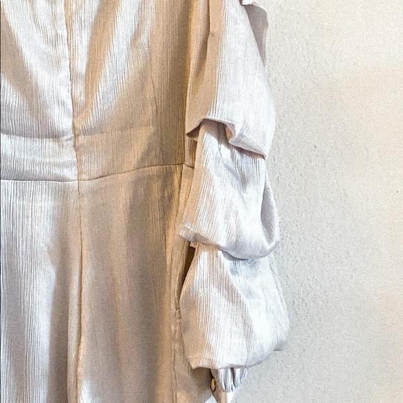 Gianni Bini Silver Romper - Picture 4 of 5